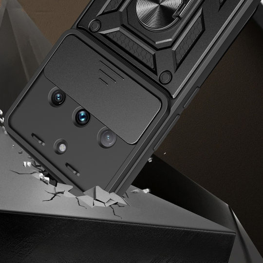 Back Cover Metalic Negru (Realme 11 Pro / 11 Pro+)