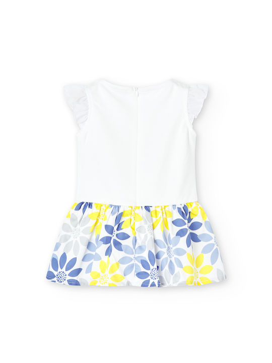 Boboli Kids Dress Floral White