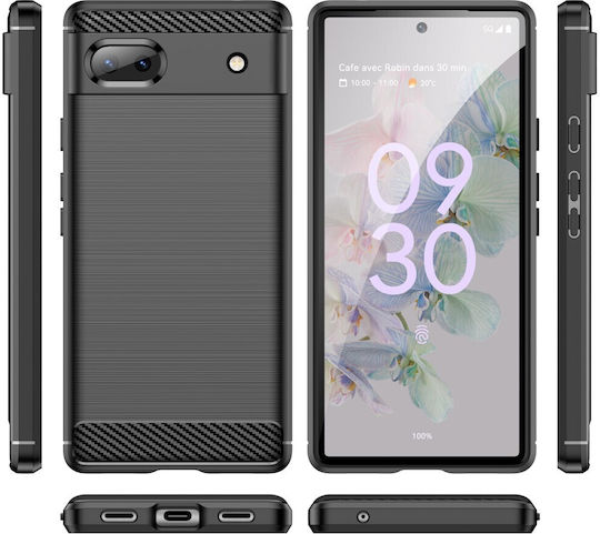 Back Cover Πλαστικό / Σιλικόνης Μαύρο (Google Pixel 6a)