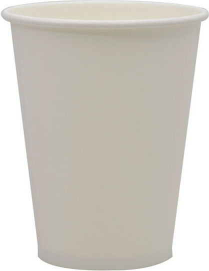 Ecocraft Disposable Cup Paper White 240ml 50pcs