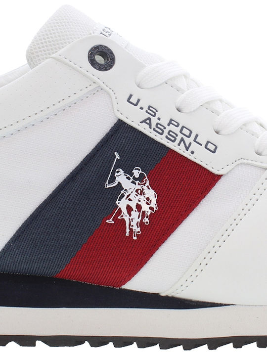 U.S. Polo Assn. Ανδρικά Sneakers Άσπρο