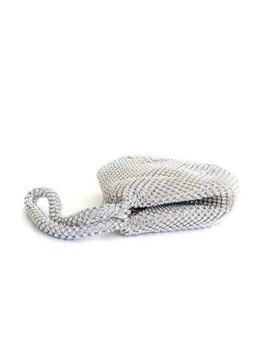 Damentasche Handtasche Silber