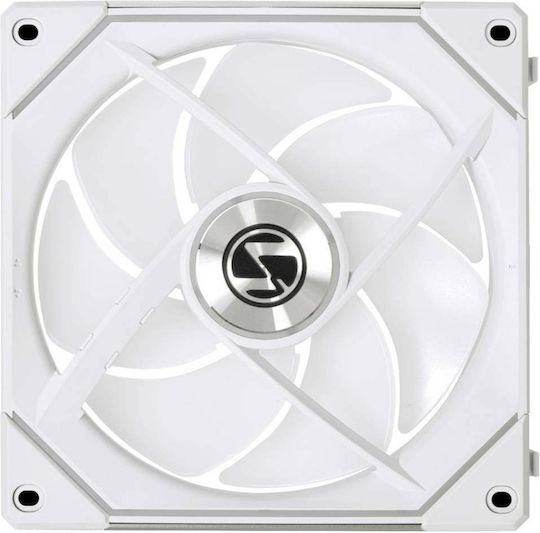 Lian Li UNI FAN SL-INF Case Fan 140mm (1600rpm / 72.7cfm) with ARGB Lighting and 3-Pin / 4-Pin PWM Connection White