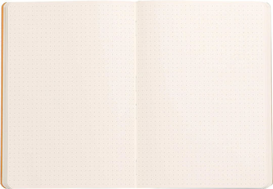 Rhodia Σημειωματάριο A5 Bullet 80 Φύλλων με Τελείες με Λάστιχο Μαύρο