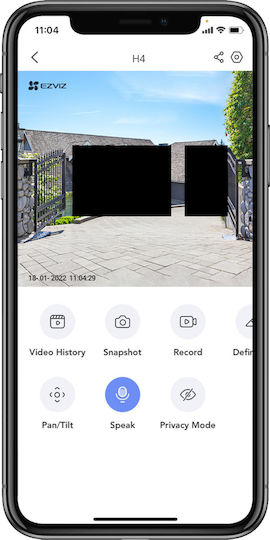 Ezviz CS-H4 IP Κάμερα Παρακολούθησης Wi-Fi Full HD+ 3MP Αδιάβροχη με Αμφίδρομη Επικοινωνία και Φακό 2.8mm