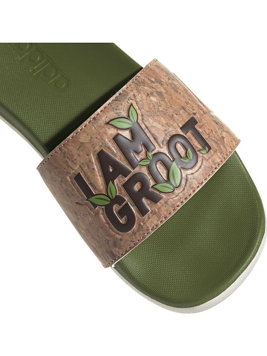 Παιδικές Σαγιονάρες Πράσινες Adilette Comfort