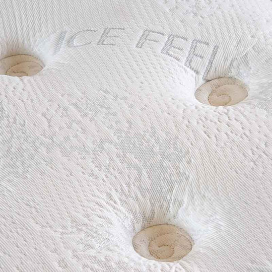 Hauz Rejuvenate Plush King Size Ανατομικό Στρώμα 200x200x30cm με Ανεξάρτητα Ελατήρια & Ανώστρωμα