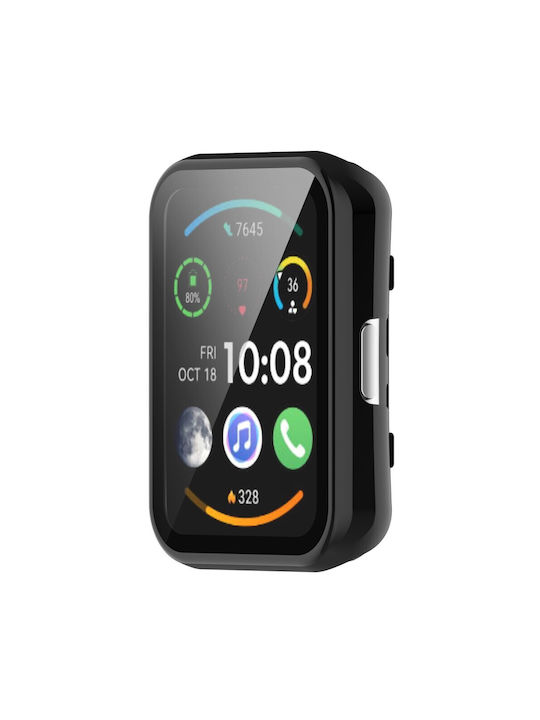 Carcasă de Plastic în culoarea Negru pentru Huawei Watch Fit, Huawei Watch Fit SE