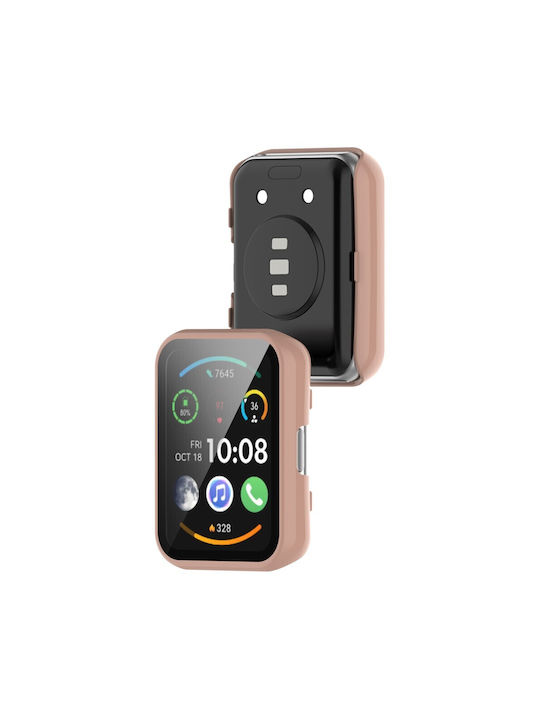 Πλαστική Θήκη σε Ροζ χρώμα για το Huawei Watch Fit / Fit SE