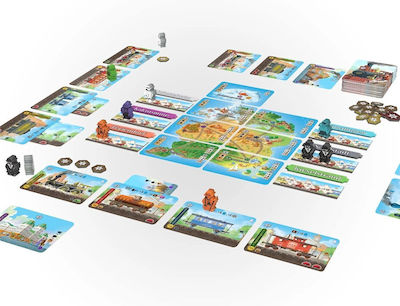 Dranda Games Board Game Isle Of Trains All Aboard for 1-4 Players 10+ Years (EN)