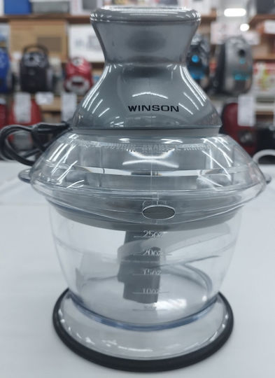 Winson Mini Chopper Multi 400W mit 1l Behälter Grau