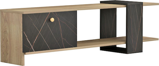 Henriette Schwarzer Marmor M120xT25xH37cm TV-Ständer