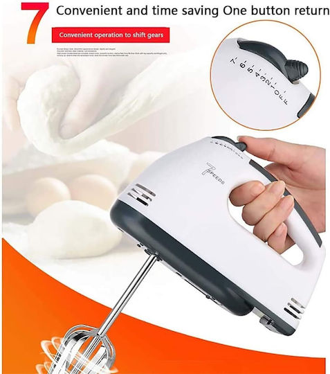 Scarlett Μίξερ με Inox Κάδο 1.7lt Λευκό 100W