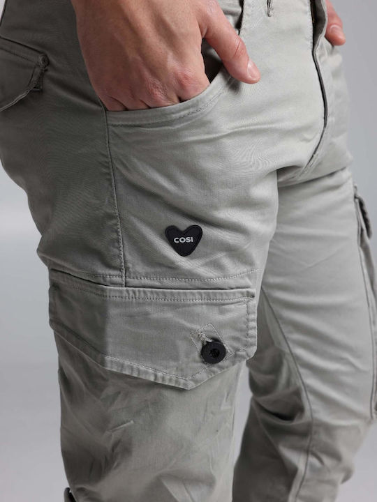 Trousers Cargo in Slim Fit Gray