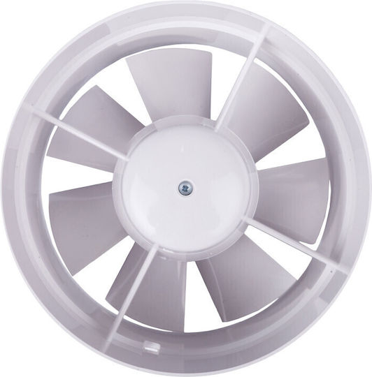 Vents Wall-mounted Ventilator Bathroom 150mm White