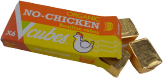 Biologisch Kochwürfel Vegan Würfel No Chicken Bouillon Cubes Glutenfrei 72gr Packung mit 6