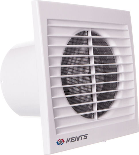 Vents 100S Wall-mounted Ventilator Bathroom 125mm White