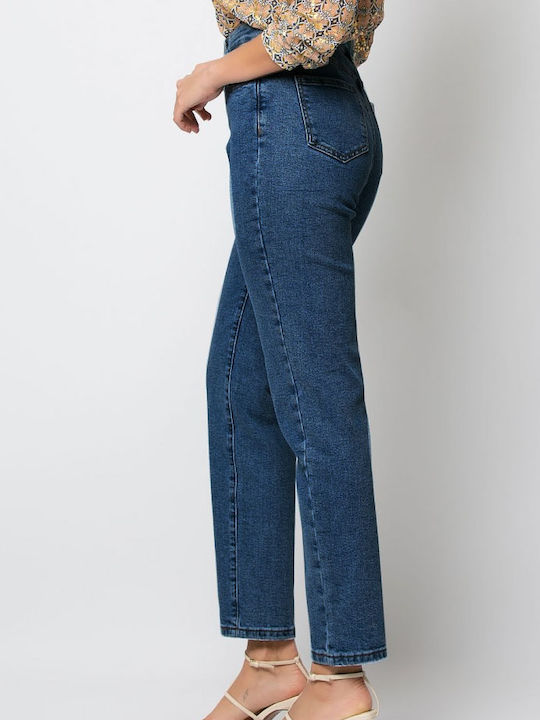Damenjeans in Gerader Linie Dark Blue