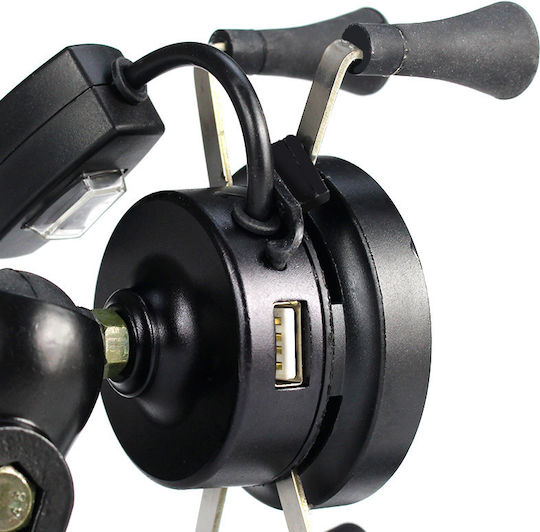 Motowolf Suport Telefon Mobil Moto Cu Braț Reglabil 3.5-6" Pentru Oglindă