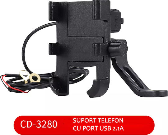 Mount Phone Motorcycle with Case for Mirror