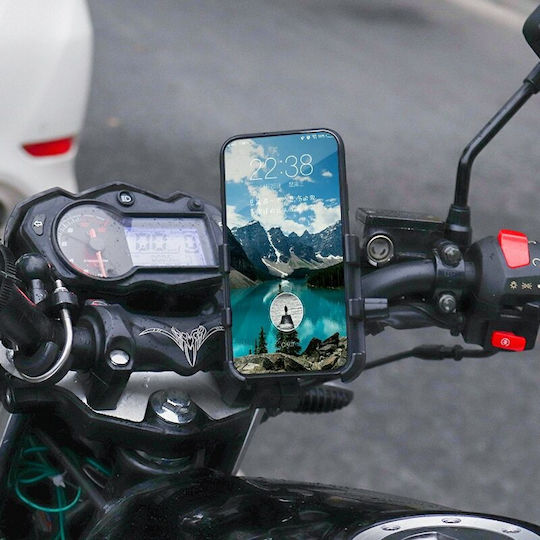 Mount Phone Motorcycle with Case for Mirror