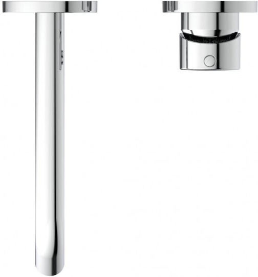 Ideal Standard Ceraline Built-in Mixer & Spout Set for for Bathroom Sink 1 Exit Silver