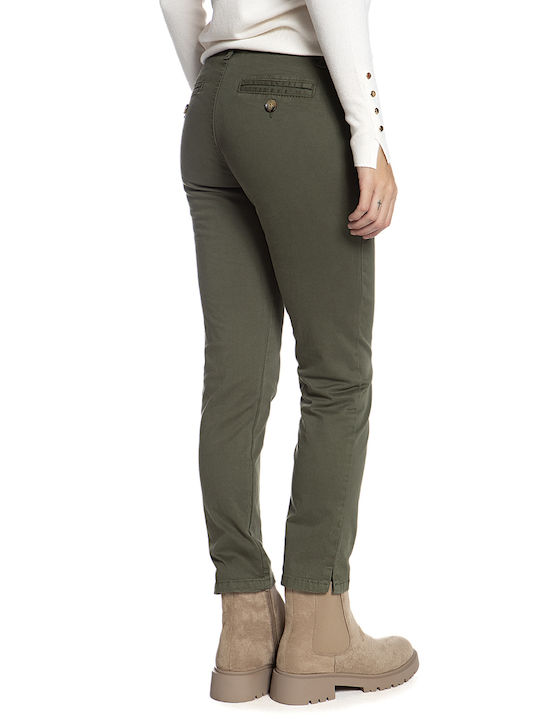 Cavalieri Damen Chino Hose Grün