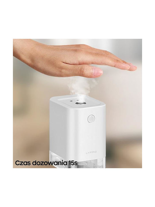 Uniq Dispenser Πλαστικό με Αυτόματο Διανομέα Λευκό
