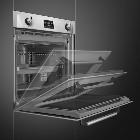 Smeg Φούρνος άνω Πάγκου 68lt Π59.7εκ. Inox
