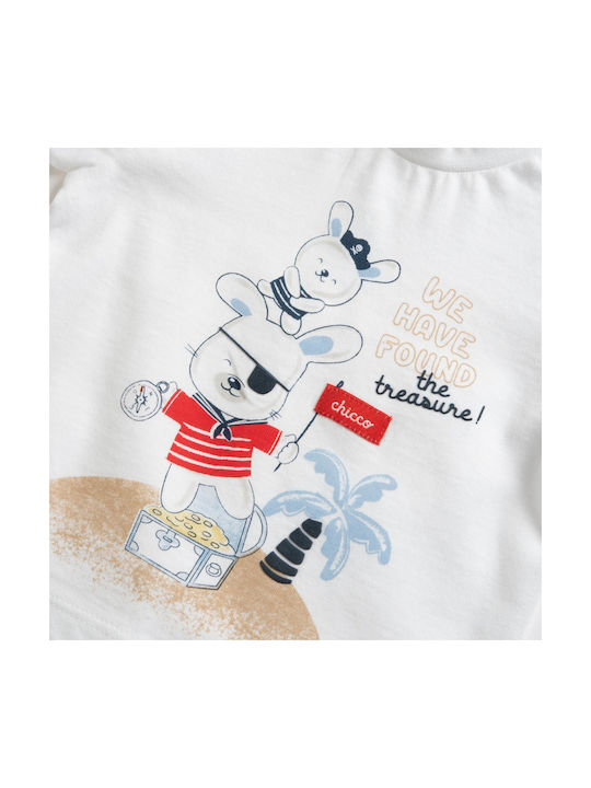 Chicco Tricou pentru copii Alb