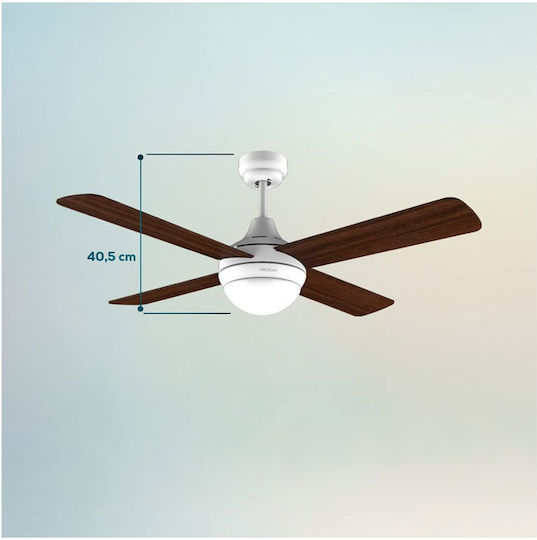Cecotec Energy Silence Aero 4250 106cm με Φως Καφέ / Λευκός