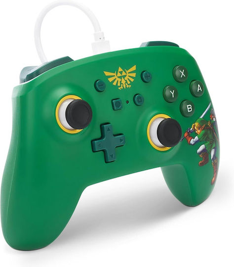 PowerA Gamepad Cu Fir Pentru Switch Hyrule Defender