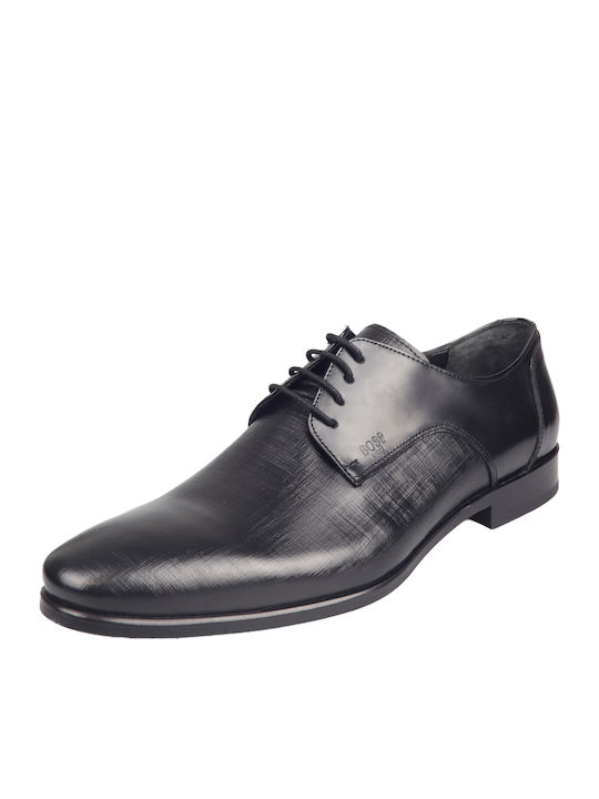 Men's Leather Dress Shoes Black Glamour