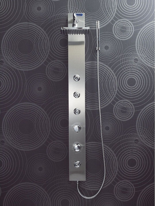 Sanitec A-302 II Α-302 Hydro Massage Column Silver