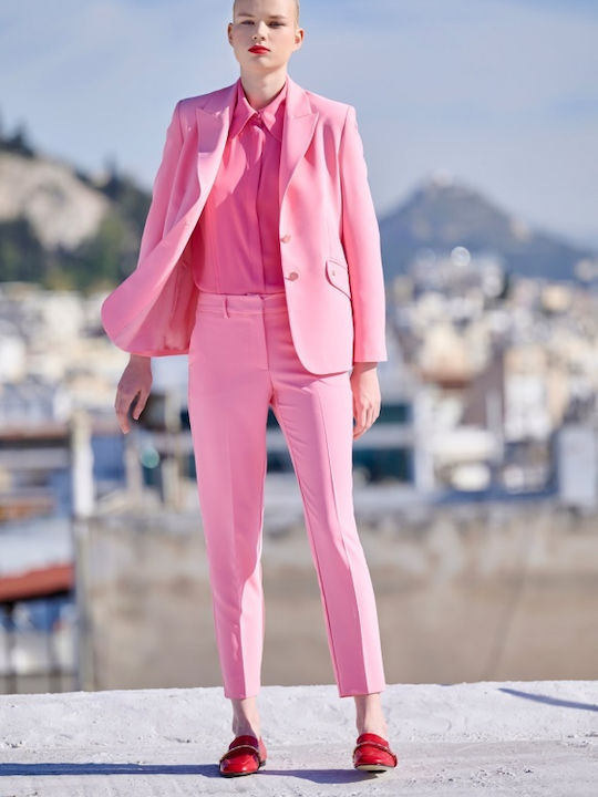 Matis Fashion Blazer pentru femei Sacou Flamingo