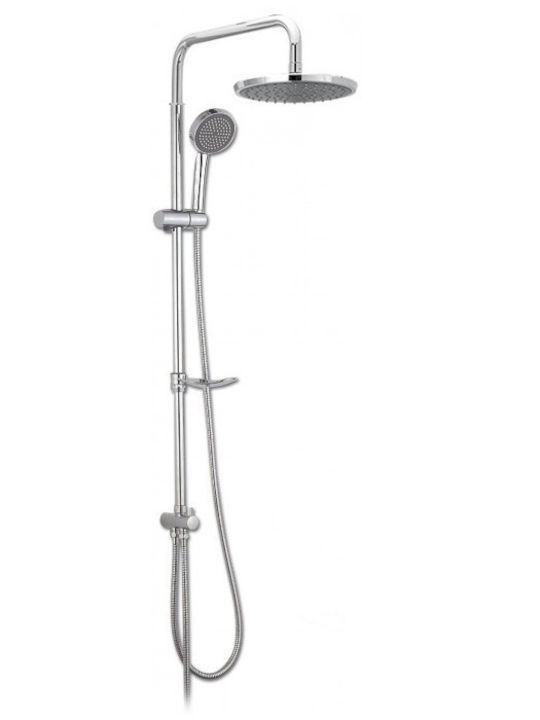 GTMED 2939-XOL-569 Shower Column without Mixer 95cm Silver GTMED 2939-XOL-569 Shower Column without Mixer 95cm Silver