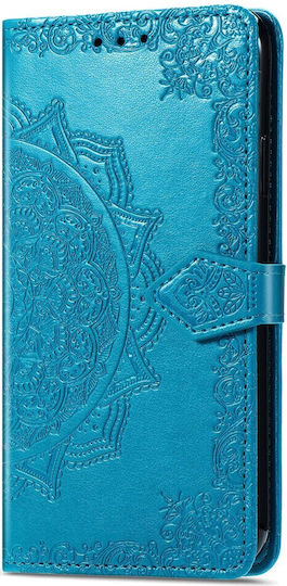 Book Piele artificială / Plastic / Silicon Albastru (Redmi Note 12S)