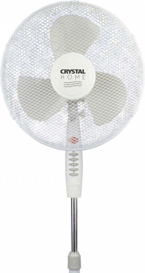 Air Basic Ventilator Pe Piedestal 50W Diametru 40cm Alb