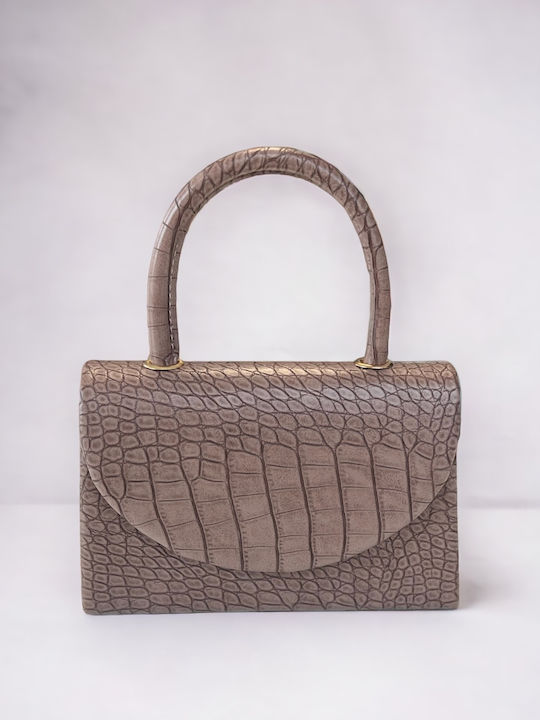 Damen Tasche Hand Beige