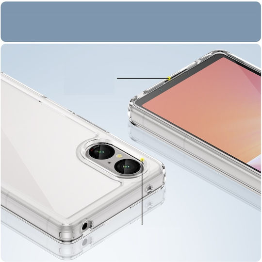 Umschlag Rückseite Silikon Transparent (Xperia 5 V)