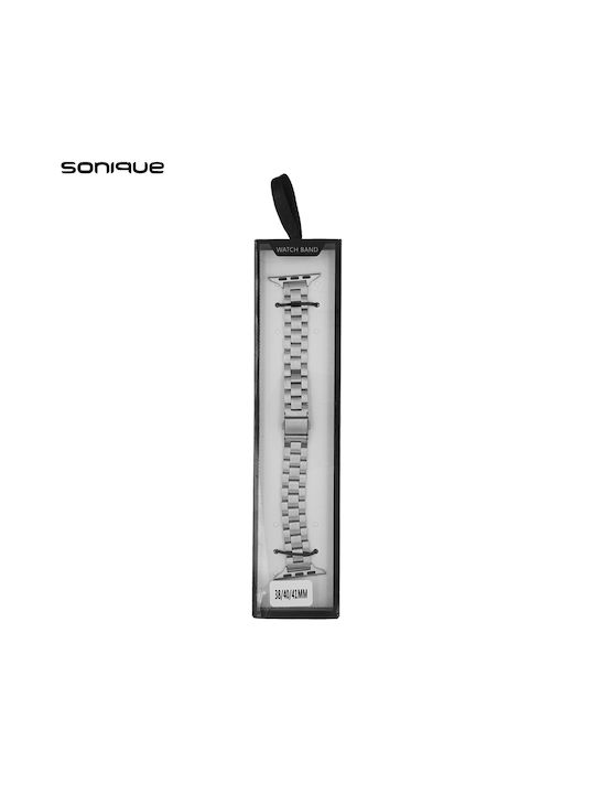 Sonique Classic Каишка Неръждаема стомана Сребрист (Apple Watch 38/40/41/42mm)