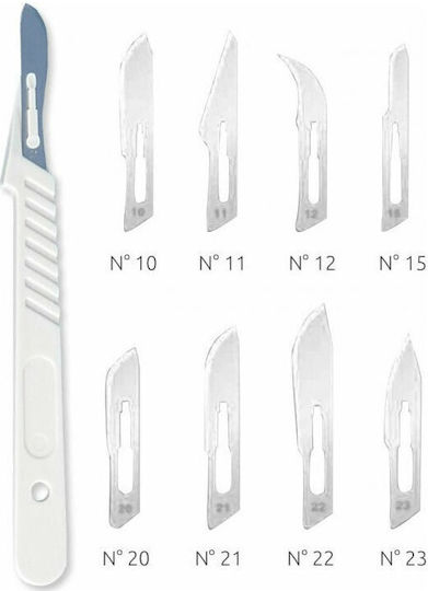 Bournas Medicals Medical Scalpel with Handle Ν22 124511 No22 10pcs