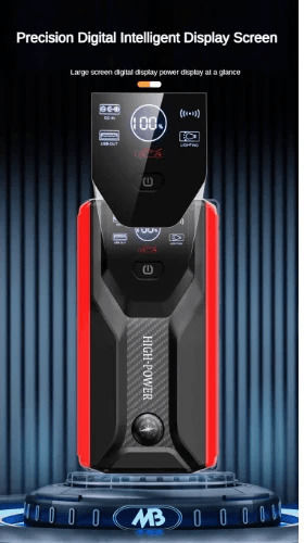 Andowl Qd1090 Portable Car Battery Jump Starter 15000mAh with Power Bank / USB / Φακό 12V