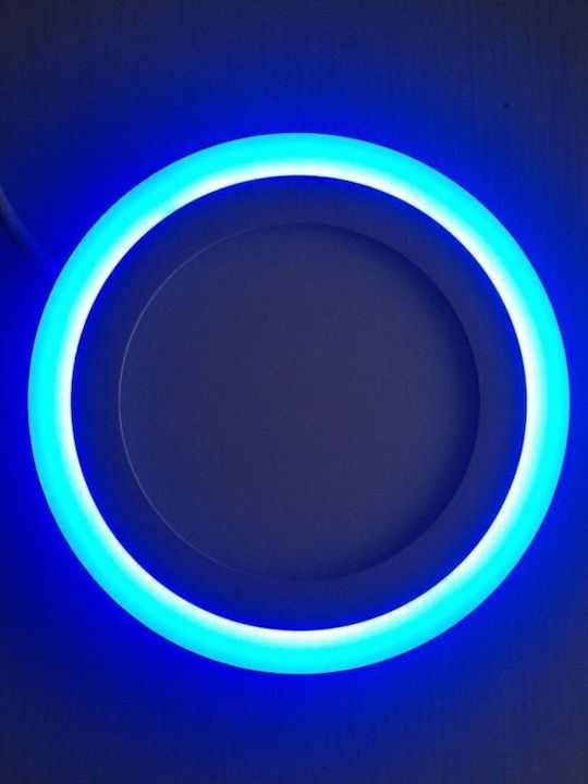 Στρογγυλό LED Panel 18W με Μπλε Φως