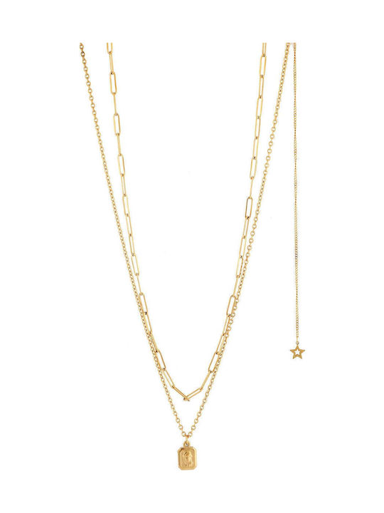 Achilleas Accessories Doppeltes Vergoldetes Halskette Achilleas Accessories Doppeltes Vergoldetes Halskette
