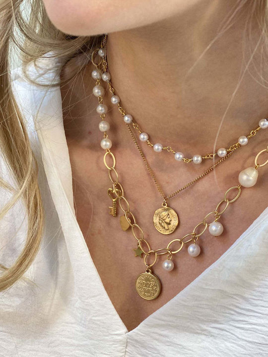 Achilleas Accessories Doppeltes Vergoldetes Halskette Achilleas Accessories Doppeltes Vergoldetes Halskette