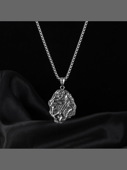 Nordic Rune Viking Compass Κολιέ