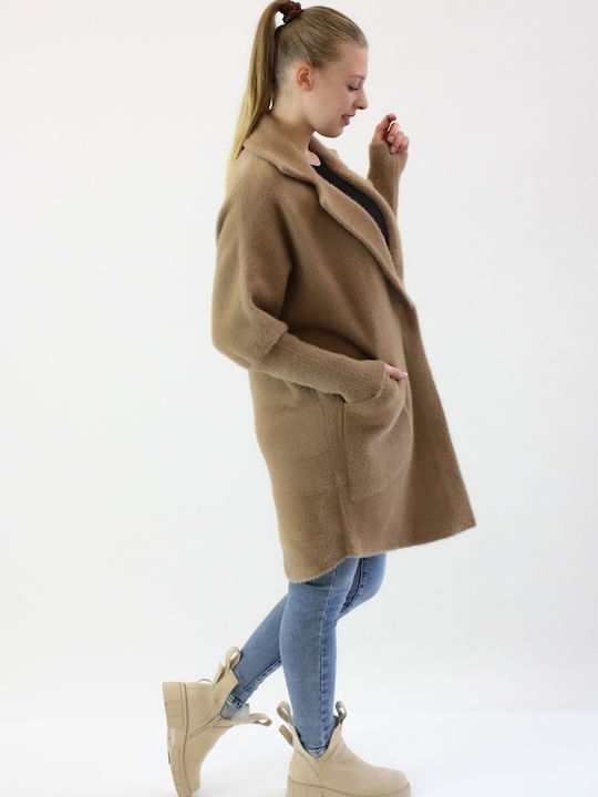 Brak Women's Midi Coat Caramel