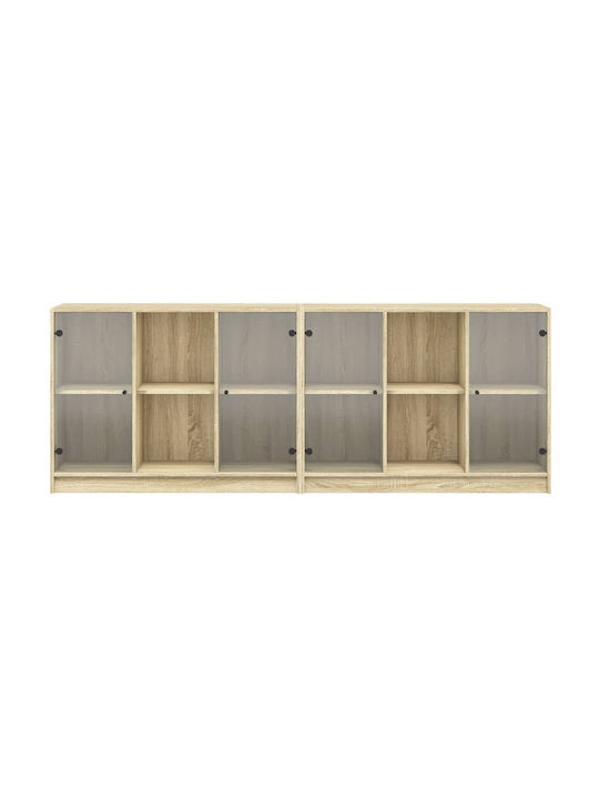 Sonoma Beech Bookcase 204x37x75cm