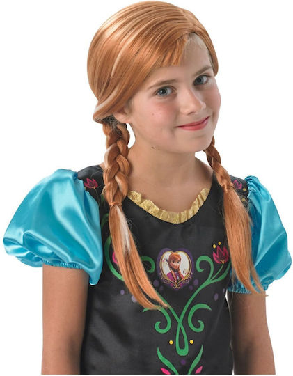 Frozen Αποκριάτικη Περούκα Ίσια Καστανή